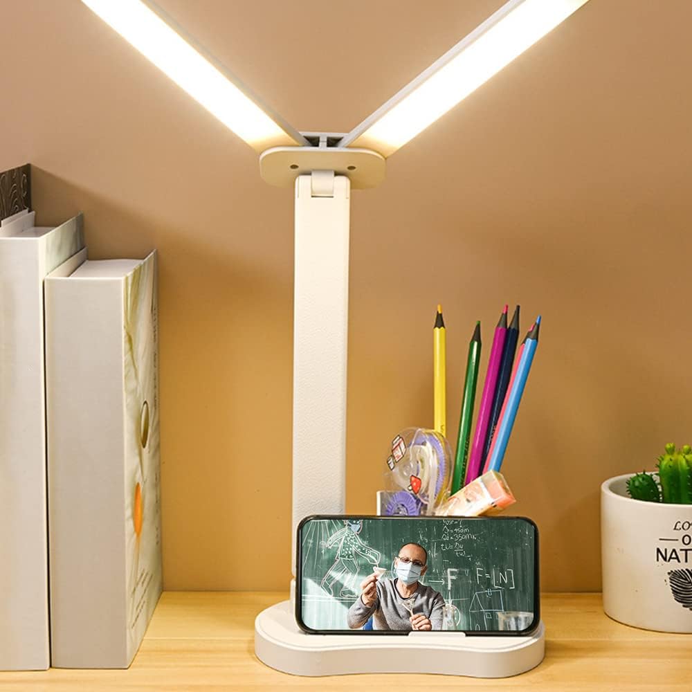 Dynamic Dual-Head Lighting LED desk lamp
