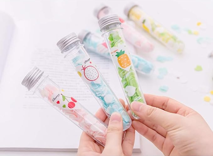 Pack of 2 Portable Disposable Paper Soap Confetti Soap Sheets Soap Flakes for Washing Hand
