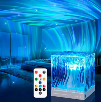 Warm Ripples Lights Lamp - WARM Water Projector Light - Bedroom Decor - Nightlight