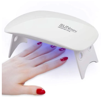Mini UV LED Nail Lamp: Portable Gel Curing Lamp with a Pocket-Size, Mini Nail Dryer